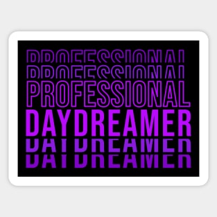 Professional Daydreamer | Purple Typography Sticker